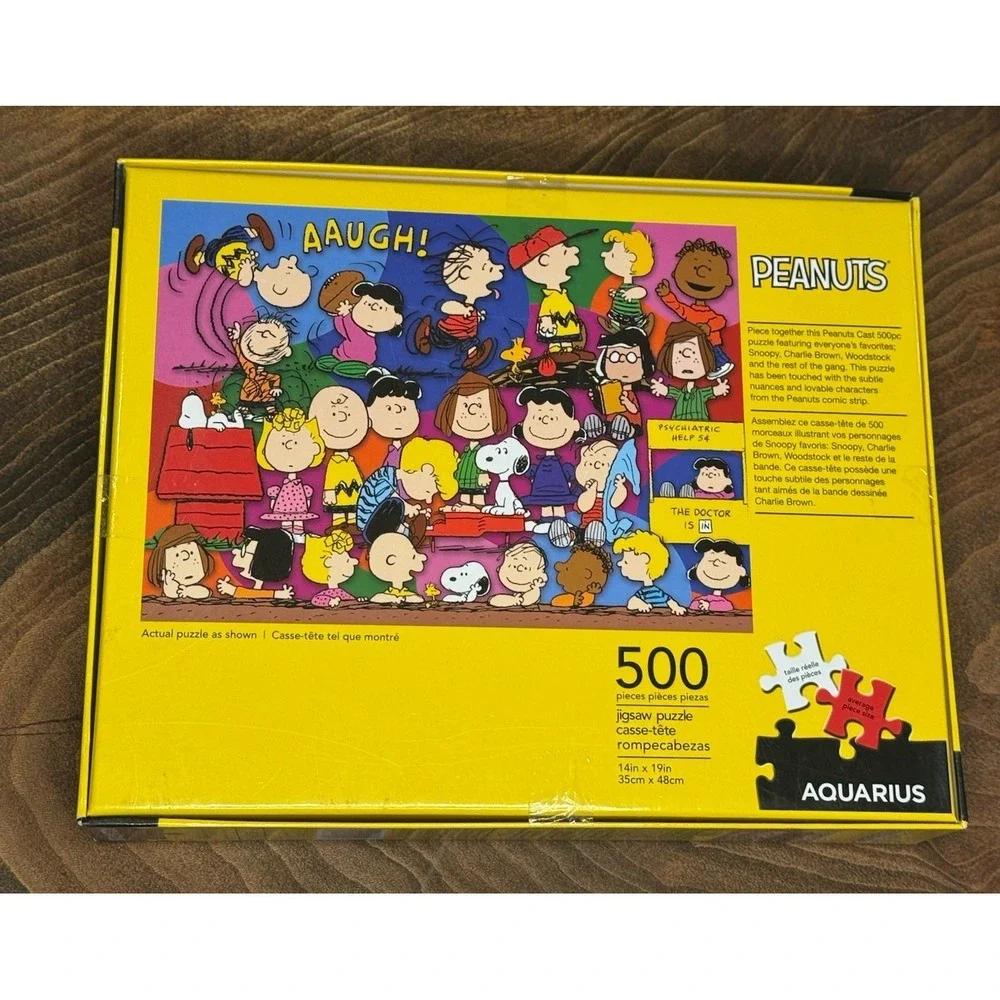 Aquarius Peanuts 500 Piece Jigsaw Puzzle‎ NEW Sealed